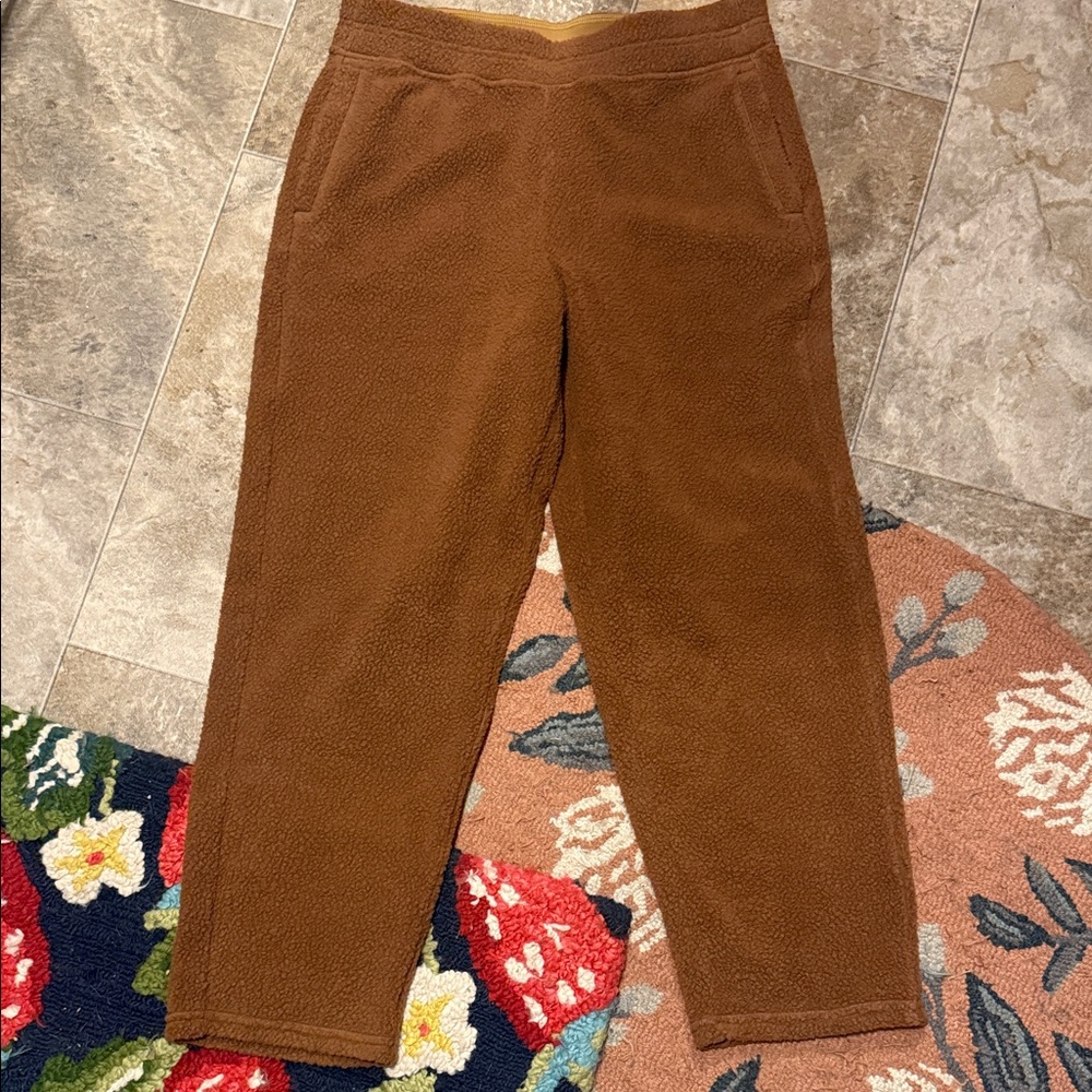 Patagonia Brown Shearling Fleece Pants